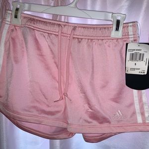 Pink Adidas shorts